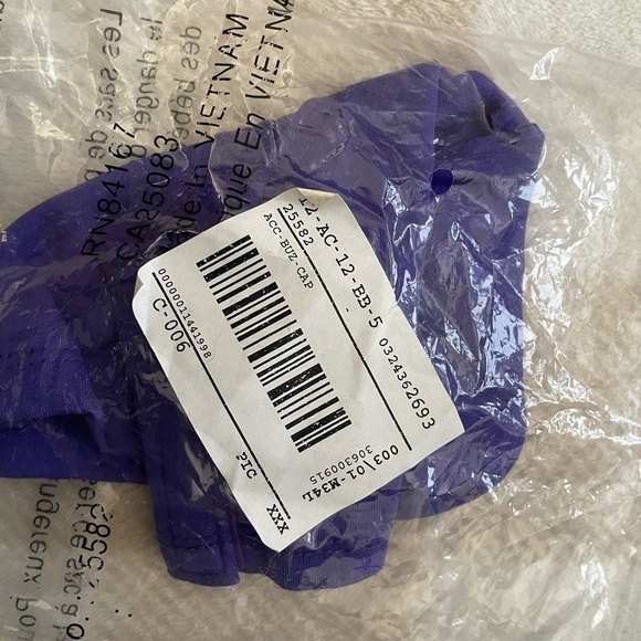 NWT Vintage Kids Buzz Lightyear Purple Balaclava Face Cover Costume - Picture 2 of 8